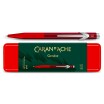 Stylo Bille Caran d'Ache 849 WONDER FOREST Rouge - Édition Limitée