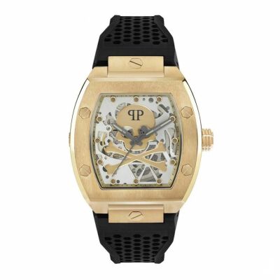 Montre Philipp Plein The $keleton Doré/Noir 44mm