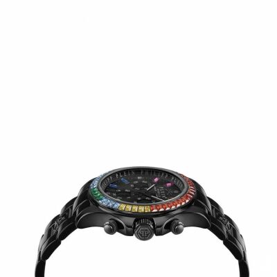Montre Philipp Plein Nobile Noir/Cristaux Multicolores 43mm