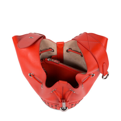 Chéri de Lancel – Sac seau – PM – Rouge