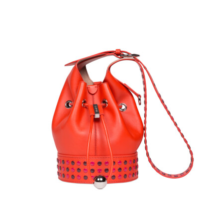 Chéri de Lancel – Sac seau – PM – Rouge