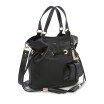 Sac à main seau Premier Flirt de Lancel cuir grainé Noir Taille M A1011010TU