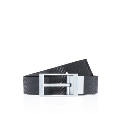 Ceinture Porsche Design Business Belt Reversible 35 - Noir / Noir Carbone