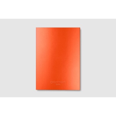 Carnet Caran d'Ache COLORMAT-X A5 Orange ligné