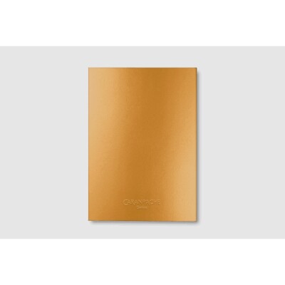 Carnet Caran d'Ache COLORMAT-X A5 Jaune ligné