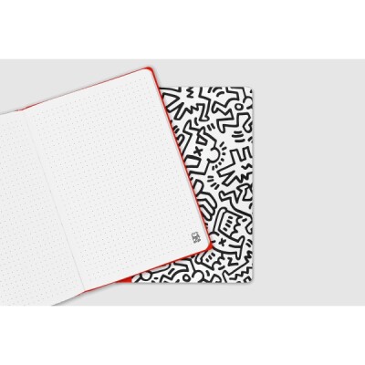Carnet de croquis Caran d'Ache A5 KEITH HARING pointillé – Edition Spéciale