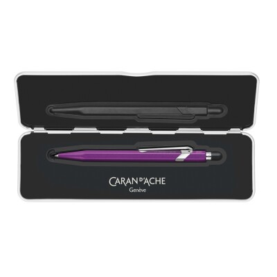 Stylo Bille Caran d'Ache 849 COLORMAT-X Violet