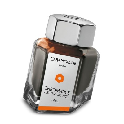 Encrier Caran d'Ache CHROMATICS Electric Orange 50 ml