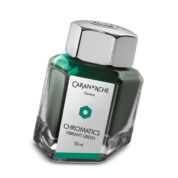 Encrier Caran d'Ache CHROMATICS Vibrant Green 50 ml