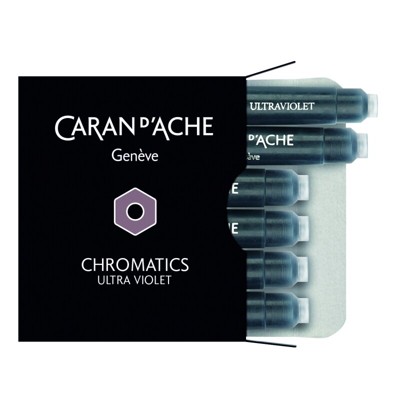 Boite de 6 Cartouches Caran d'Ache Plume CHROMATICS Ultra_Violet