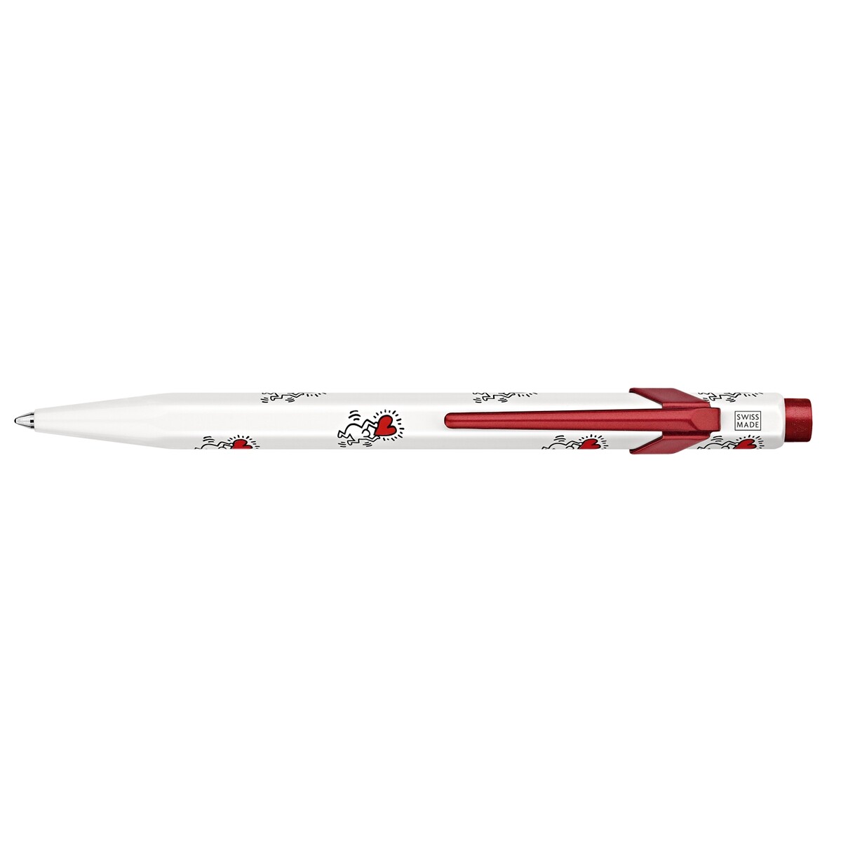 Stylo Bille Caran d'Ache 849 Blanc avec Etui