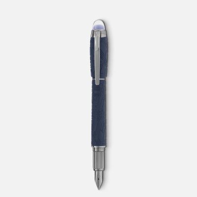 Stylo plume Montblanc StarWalker SpaceBlue Resin (F)