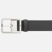 Ceinture Montblanc réversible de 35 mm en cuir naturel/gris