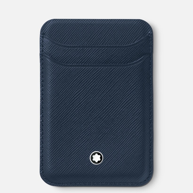 Porte-cartes 2cc Montblanc Sartorial pour iPhone doté de MagS