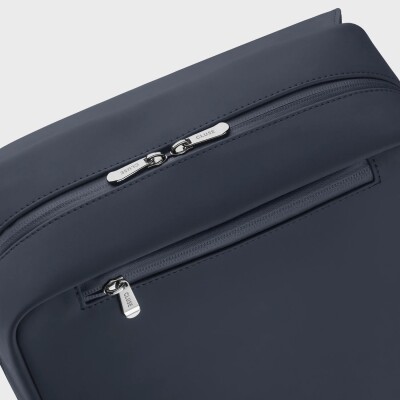 Nuitée Backpack, Dark Blue, Silver Colour