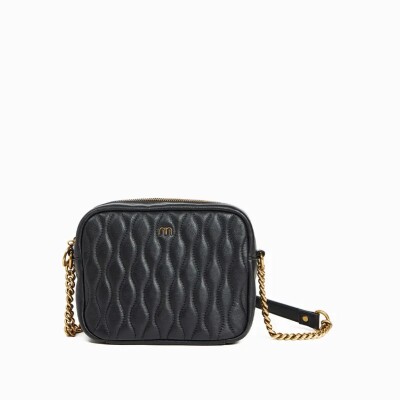 Sac caméra nat & nin Emma Noir - Cuir lisse