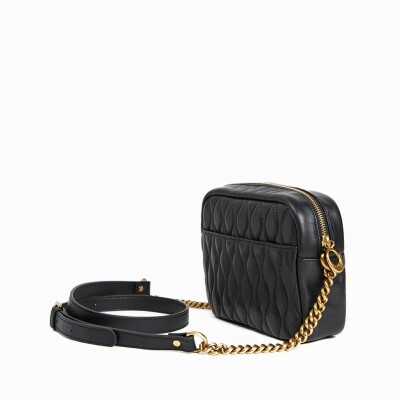 Sac caméra nat & nin Emma Noir - Cuir lisse