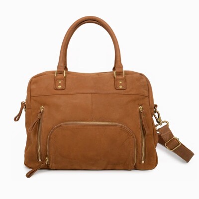 Sac cabas nat & nin Macy Epice - Cuir peau de pêche