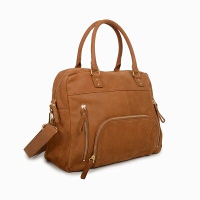 Sac cabas nat & nin Macy Epice - Cuir peau de pêche