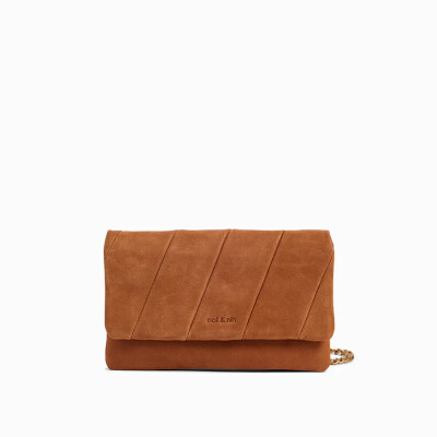 Pochette nat & nin Max Epice - Cuir peau de pêche
