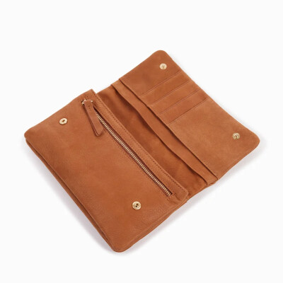 Pochette nat & nin Max Epice - Cuir peau de pêche