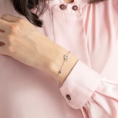 Bracelet LOTUS Silver Etoiles en argent et oxydes de zirconium