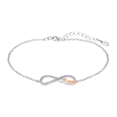 Bracelet LOTUS Silver moments infini en argent et oxydes de zirconium