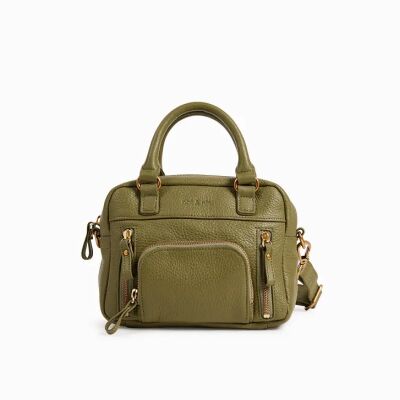 Sac cabas nat & nin Micro Macy Thym - Cuir grainé