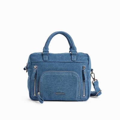 Sac à main nat & nin Mini Macy Denim - Denim de coton