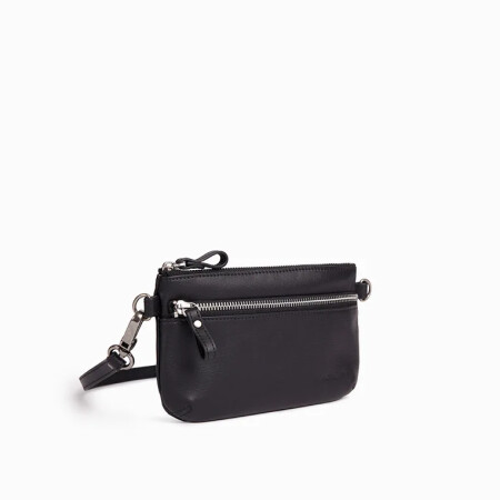 Pochette nat & nin Vivky 2 Noir - Cuir lisse