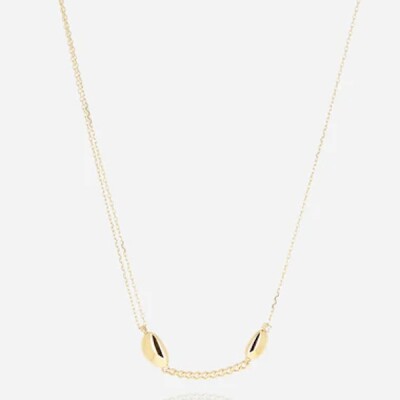 Collier Zag bijoux STERLING en acier doré et oxyde de zirconium