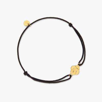 Bracelet Arthus Bertrand Cordon Or jaune Enlacé