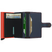 Porte-cartes SECRID Miniwallet Matte NightBlue & Orange