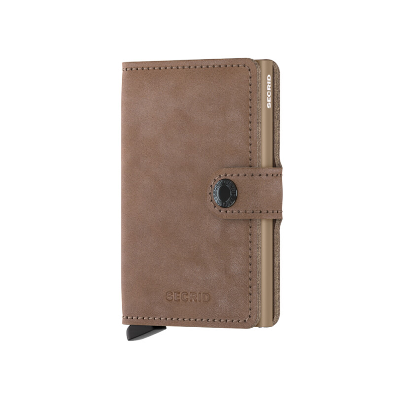 Porte-cartes SECRID Miniwallet Vintage Taupe