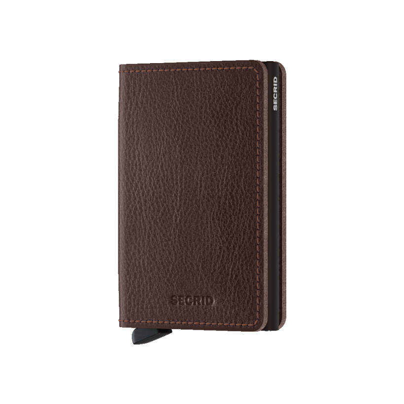 Porte-cartes Secrid Slimwallet Veg Espresso Brown