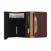 Porte-cartes Secrid Slimwallet Veg Espresso Brown