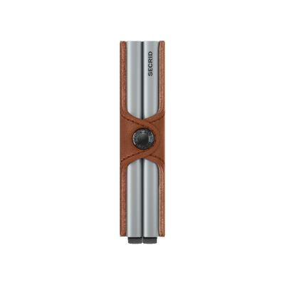 Porte-cartes Secrid Twinwallet Vintage Cognac-Silver