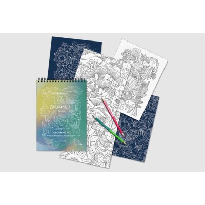 Bloc de Coloriage Caran d'Ache A5 CLAIM YOUR STYLE – Édition Spéciale
