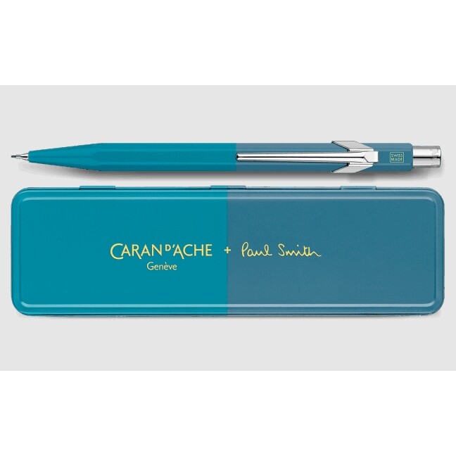 Porte-Mine CRAN D'ACHE 849™ PAUL SMITH Cyan & Steel – Édition Limitée