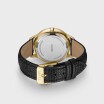 Montre Cluse Minuit Multifunction Leather, Black Lizard, Gold Colour CW10705