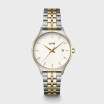 Montre Cluse Minuit Date Steel, Coconut Milk, Bicolor CW14302