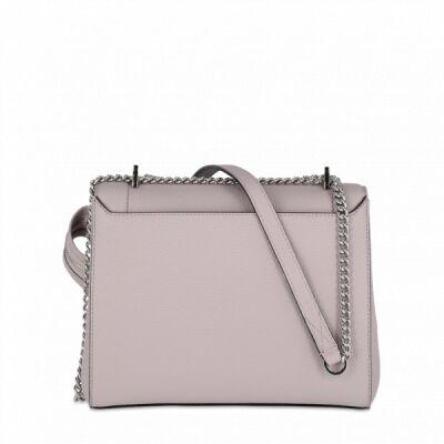 Sac Ninon de Lancel taille M gris / Mauve