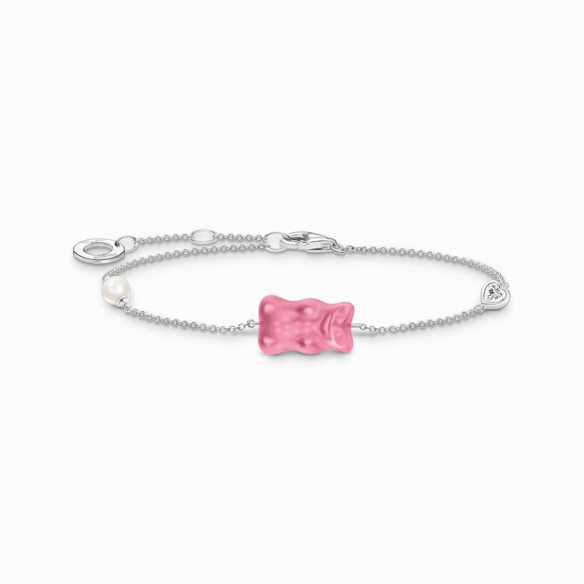 Bracelet THOMAS SABO X HARIBO Ourson Rose argent