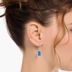 Boucles d'oreilles créoles THOMAS SABO X HARIBO Ourson bleu pendant