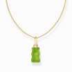 Pendentif THOMAS SABO X HARIBO Ourson vert argent plaqué or et oxydes de zirconium