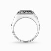 Bague Thomas Sabo Collège Ring en argent et onyx