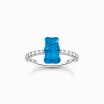 Bague THOMAS SABO X HARIBO Ourson bleu argent et oxydes de zirconium T54