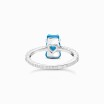 Bague THOMAS SABO X HARIBO Ourson bleu argent et oxydes de zirconium T54