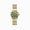 Montre femme THOMAS SABO Kaléidoscope Libellules, vert et couleur or jaune