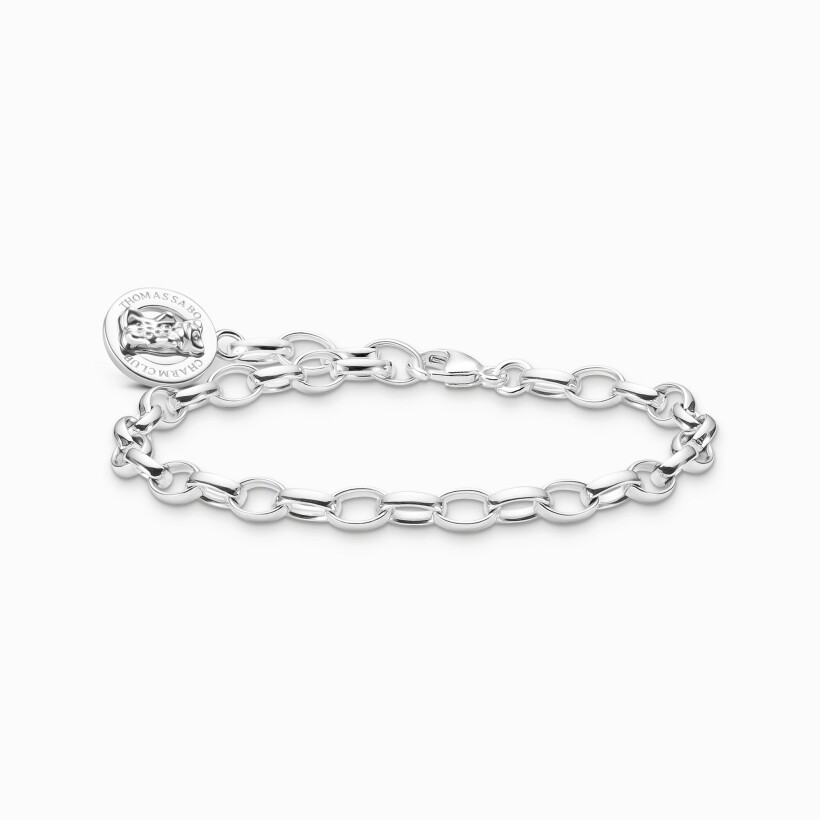 Bracelet à charms THOMAS X HARIBO logo ourson, en argent 17cm